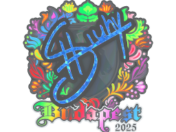 Sticker | siuhy (Holo) | Budapest 2025