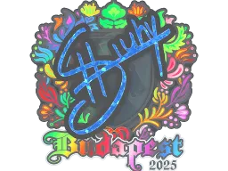 Sticker | siuhy (Holo) | Budapest 2025