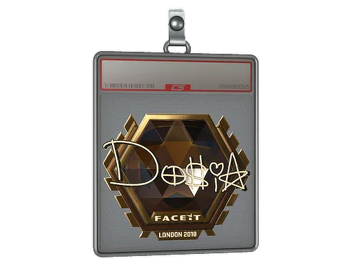 Sticker Slab | Dosia (Gold) | London 2018