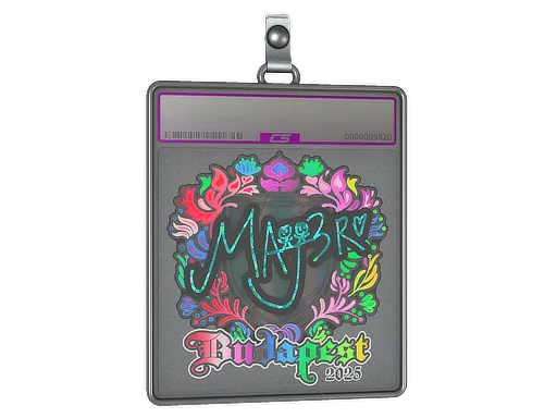Sticker Slab | MAJ3R (Holo) | Budapest 2025