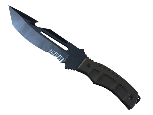 ★ StatTrak™ Survival Knife | Blue Steel (Field-Tested)