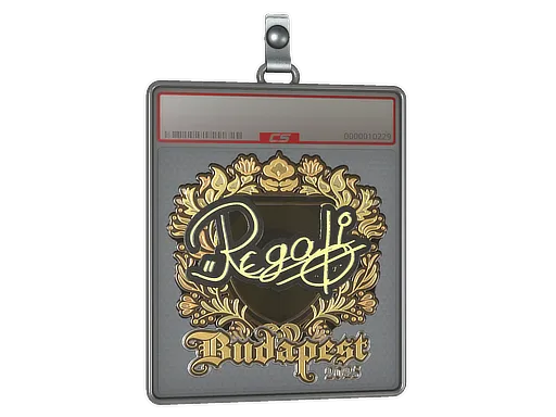 Sticker Slab | regali (Gold) | Budapest 2025