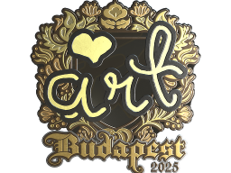 Sticker | arT (Gold) | Budapest 2025