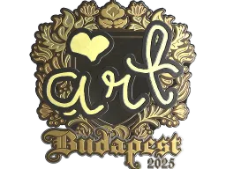Sticker | arT (Gold) | Budapest 2025