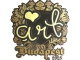 Sticker | arT (Gold) | Budapest 2025