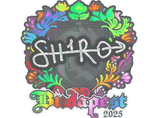 Sticker | sh1ro (Holo) | Budapest 2025