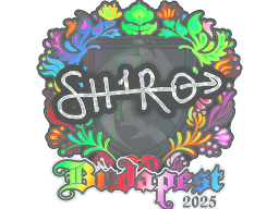 Sticker | sh1ro (Holo) | Budapest 2025