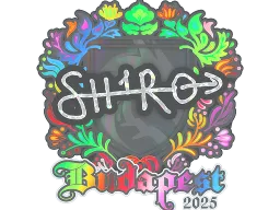 Sticker | sh1ro (Holo) | Budapest 2025