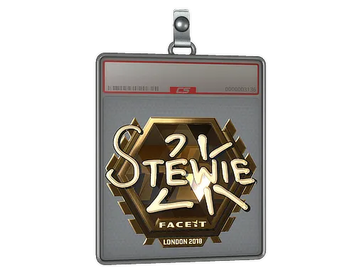 Sticker Slab | Stewie2K (Gold) | London 2018