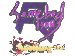 Sticker | somebody (Holo) | Shanghai 2024