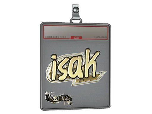 Sticker Slab | isak (Gold) | Paris 2023