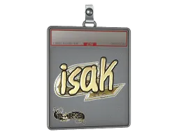 Sticker Slab | isak (Gold) | Paris 2023