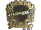 Sticker | venomzera (Gold) | Budapest 2025