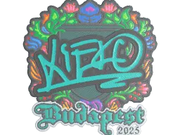 Sticker | xiELO (Embroidered) | Budapest 2025