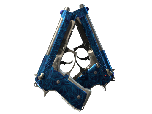 Dual Berettas | Cobalt Quartz (Minimal Wear)