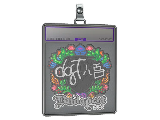 Sticker Slab | dgt (Embroidered) | Budapest 2025