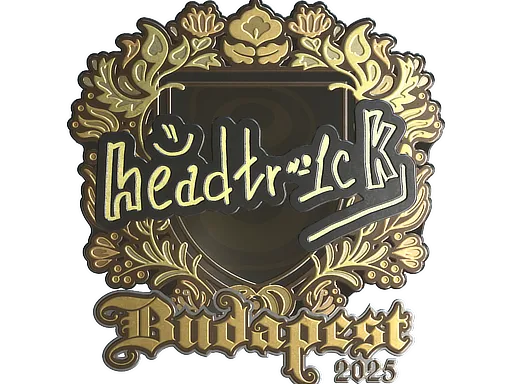 Sticker | headtr1ck (Gold) | Budapest 2025