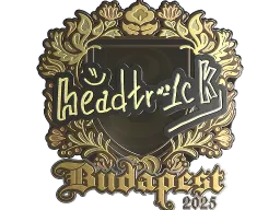 Sticker | headtr1ck (Gold) | Budapest 2025