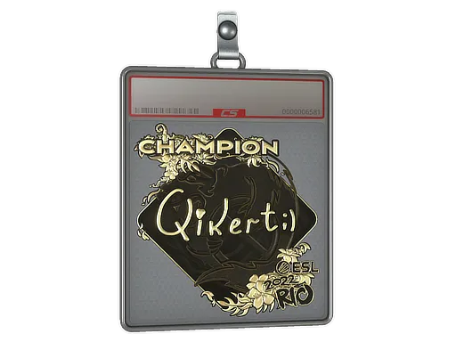 Sticker Slab | qikert (Gold, Champion) | Rio 2022