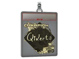 Sticker Slab | qikert (Gold, Champion) | Rio 2022