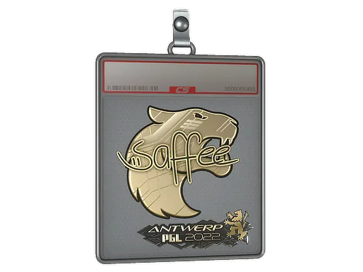 Sticker Slab | saffee (Gold) | Antwerp 2022