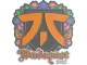 Sticker | fnatic (Embroidered) | Budapest 2025 CS2 skin