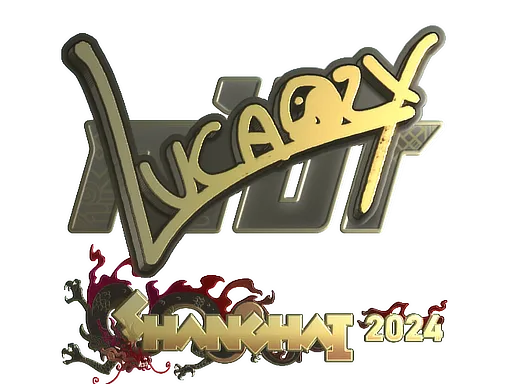 Sticker | Lucaozy (Gold) | Shanghai 2024