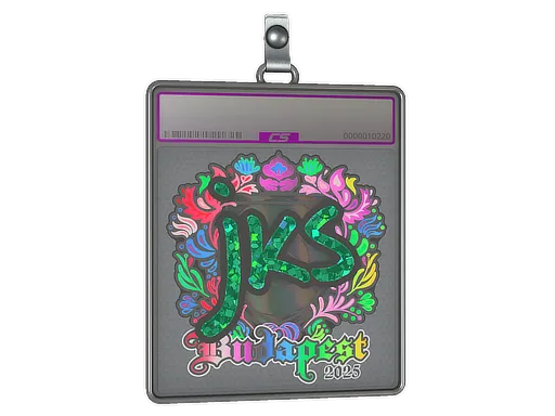 Sticker Slab | jks (Holo) | Budapest 2025