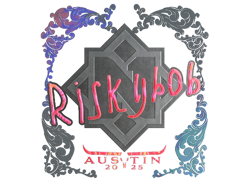 Sticker | riskyb0b (Holo) | Austin 2025