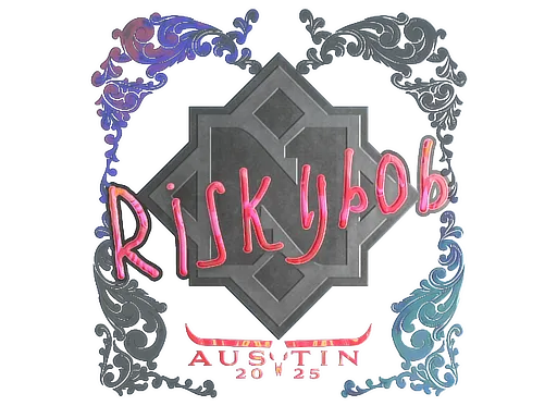Sticker | riskyb0b (Holo) | Austin 2025