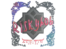 Sticker | riskyb0b (Holo) | Austin 2025