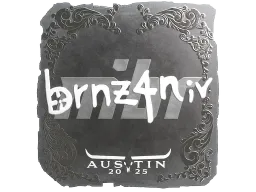 Sticker | brnz4n (Foil) | Austin 2025