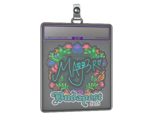 Sticker Slab | MAJ3R (Embroidered) | Budapest 2025