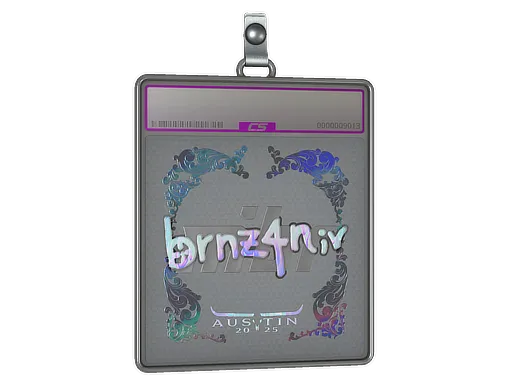 Sticker Slab | brnz4n (Holo) | Austin 2025