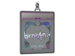 Sticker Slab | brnz4n (Holo) | Austin 2025