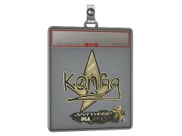 Sticker Slab | k0nfig (Gold) | Antwerp 2022