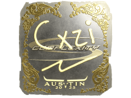Sticker | Cxzi (Gold) | Austin 2025