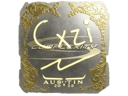 Sticker | Cxzi (Gold) | Austin 2025