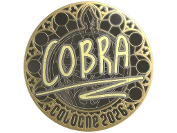 Sticker | cobra (Gold) | Cologne 2026