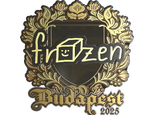Sticker | frozen (Gold) | Budapest 2025