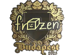Sticker | frozen (Gold) | Budapest 2025