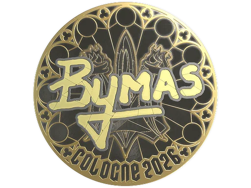 Sticker | Bymas (Gold) | Cologne 2026