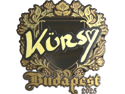 Sticker | Kursy (Gold) | Budapest 2025