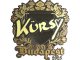 Sticker | Kursy (Gold) | Budapest 2025