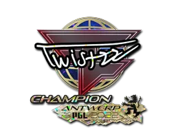 Sticker | Twistzz (Glitter, Champion) | Antwerp 2022
