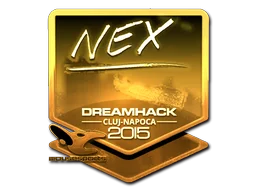 Sticker | nex (Gold) | Cluj-Napoca 2015