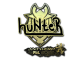 Sticker | huNter (Gold) | Antwerp 2022