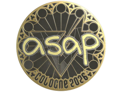 Sticker | asap (Gold) | Cologne 2026