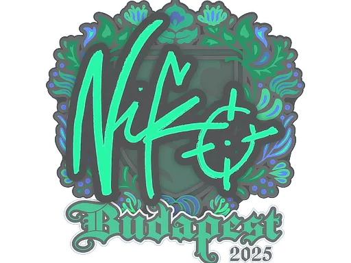 Sticker | NiKo | Budapest 2025