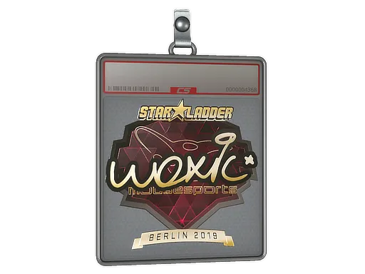 Sticker Slab | woxic (Gold) | Berlin 2019